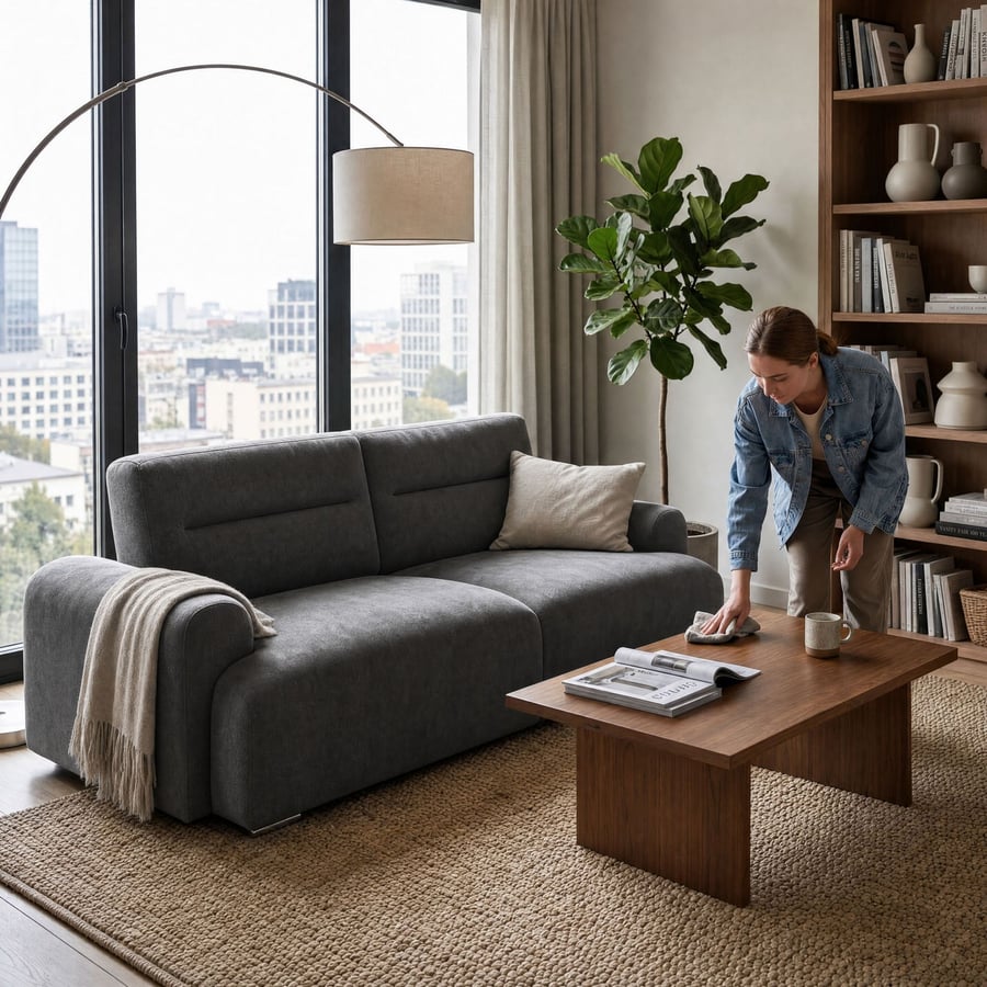 Sofa Bed CAMILA - Dark Grey - Z - 1
