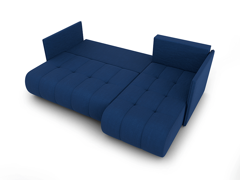 DAKO corner sofa bed NESSA reversible chaise lounge, storage, 9 colours - Picture 44 of 47