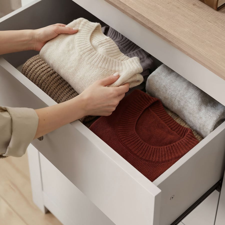 Milford chest of drawers 4D whi - 6