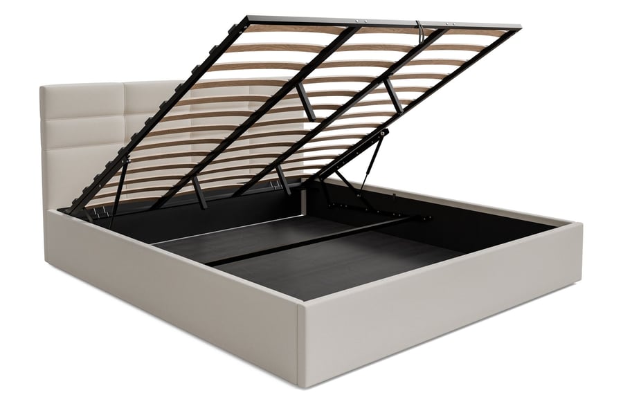 Upholstered Bed Julian SK Cream - 4