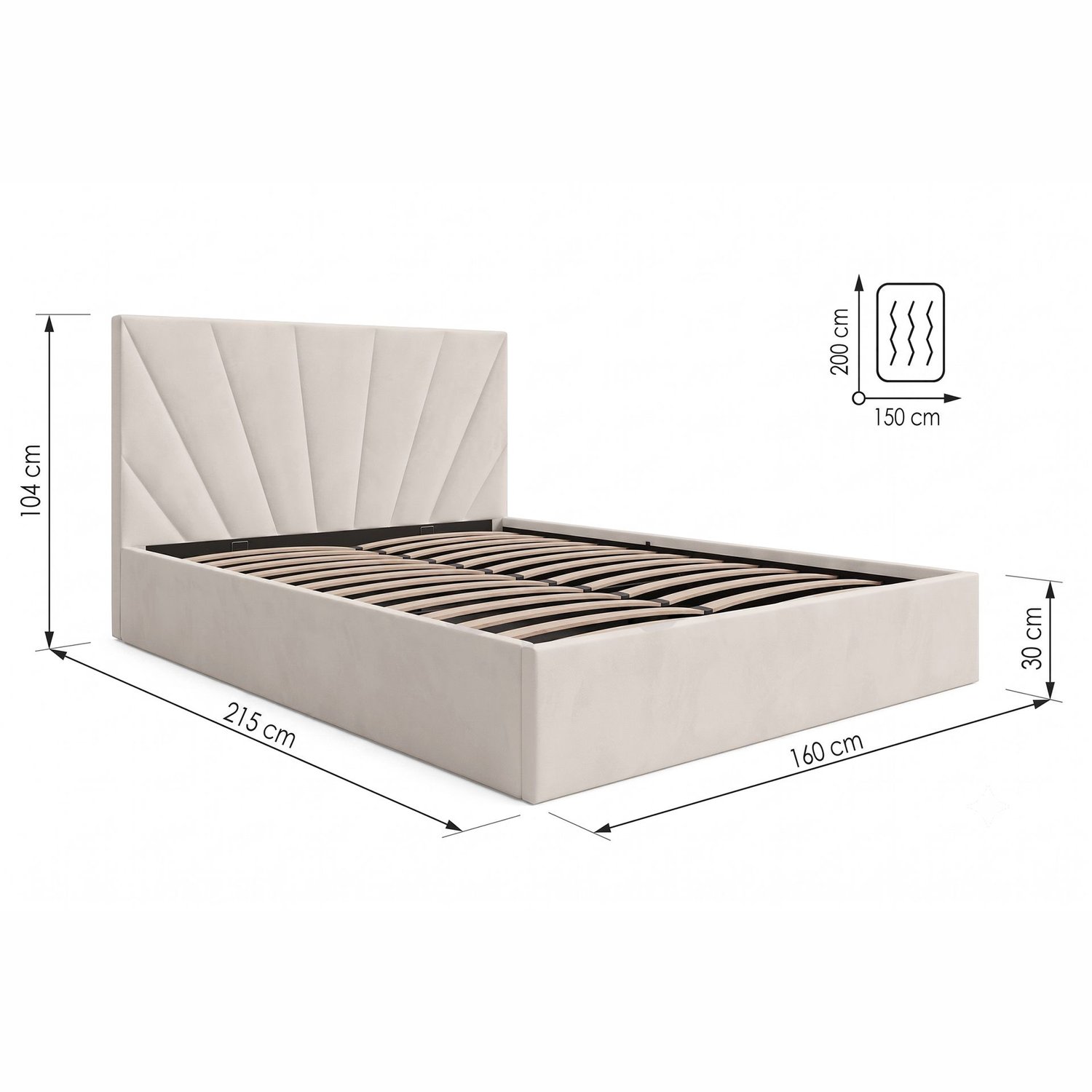 Dylan King size cream new - 3