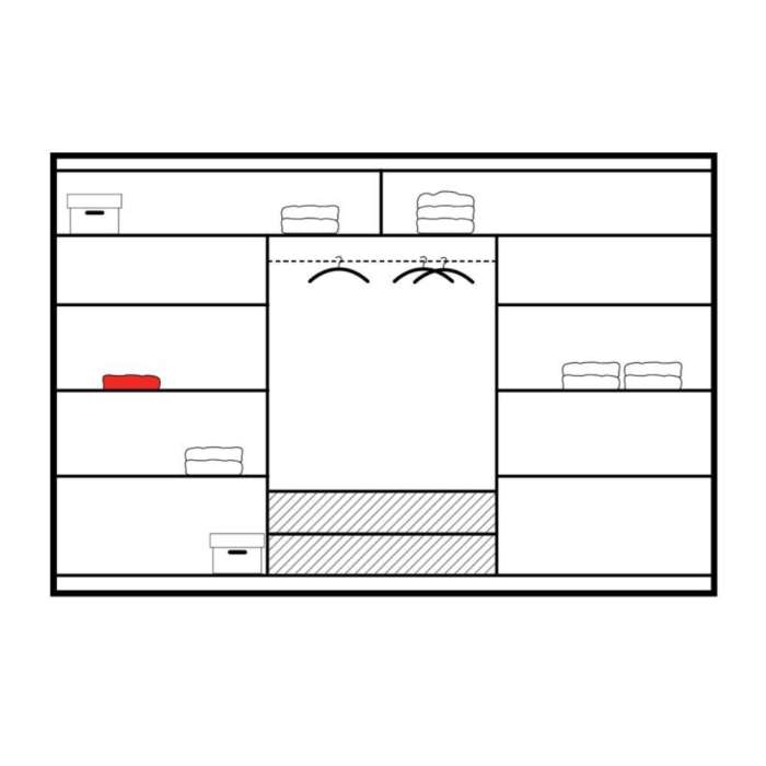 Wardrobe MONAKO Oak Sonoma - 8