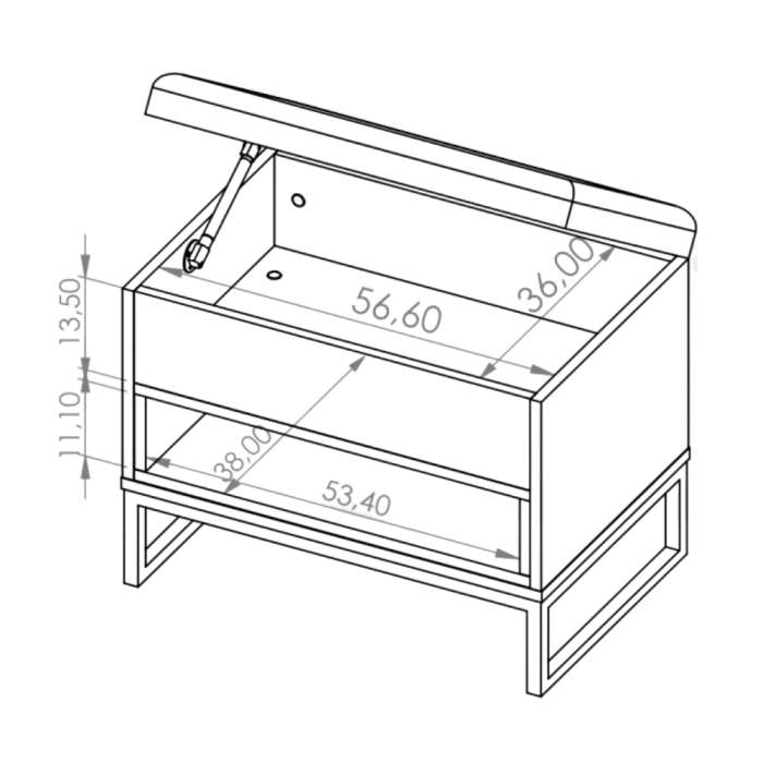 Hallway Furniture OLIVER 6 Whit - 4