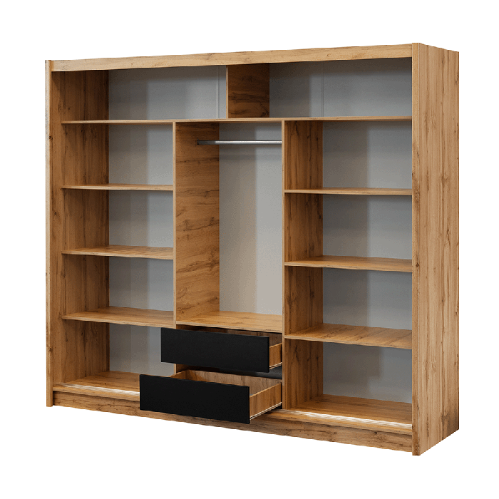 Wardrobe LONDON 250 Oak Wotan / - 2