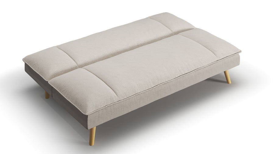 Sofa Bed CINDY cream sleeping f - 4