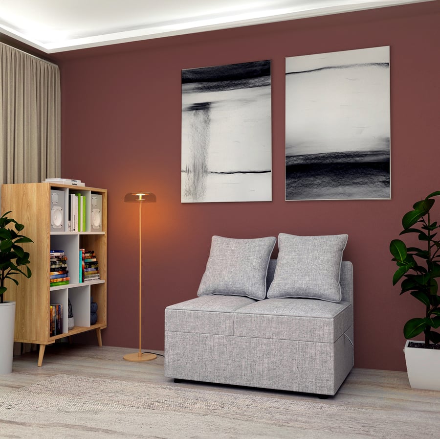 Lelani Sofa Bed Grey - 1