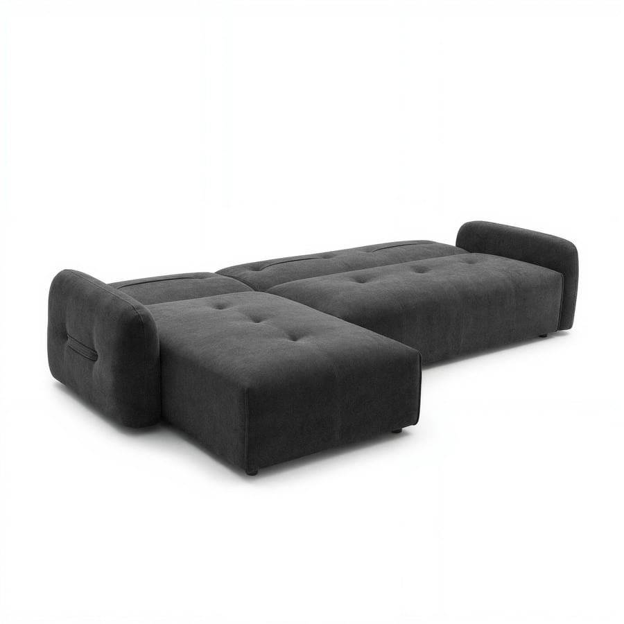 Corner Sofa Bed BROOKE - Dark G - 5