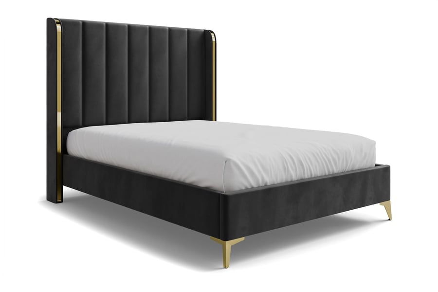 Upholstered bed William Double - 2