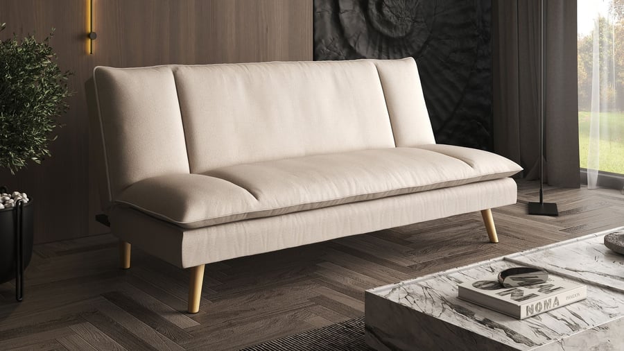 Sofa Bed CINDY cream main 2 - 7