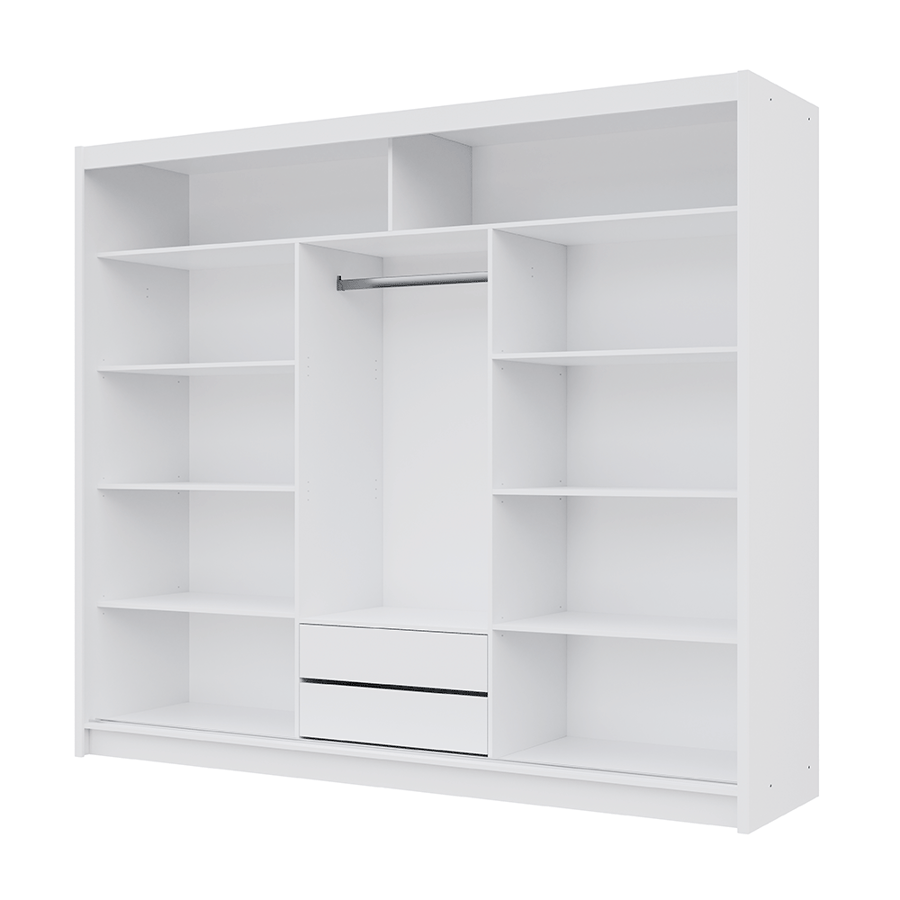 Wardrobe 250 white interior - 1