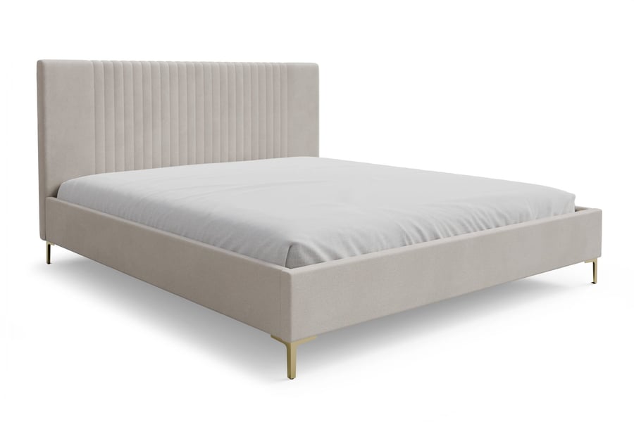 Upholstery Bed LIAM Light Beige - 2