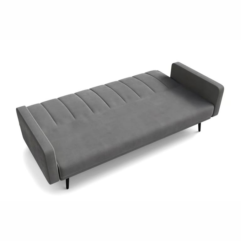 The sofa bed ANNIE presenting its sleeping function.