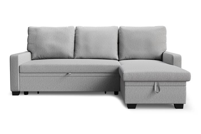 Corner Sofa Bed SUSANNE - Grey